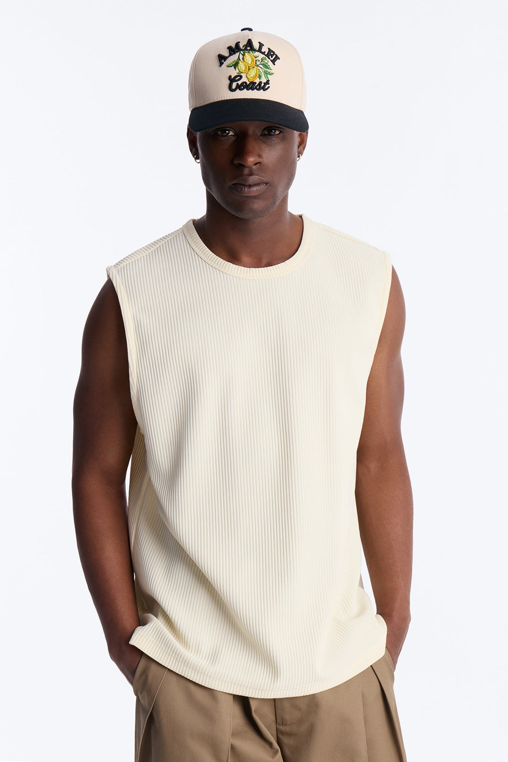 Show Up Muscle Tank - Off White