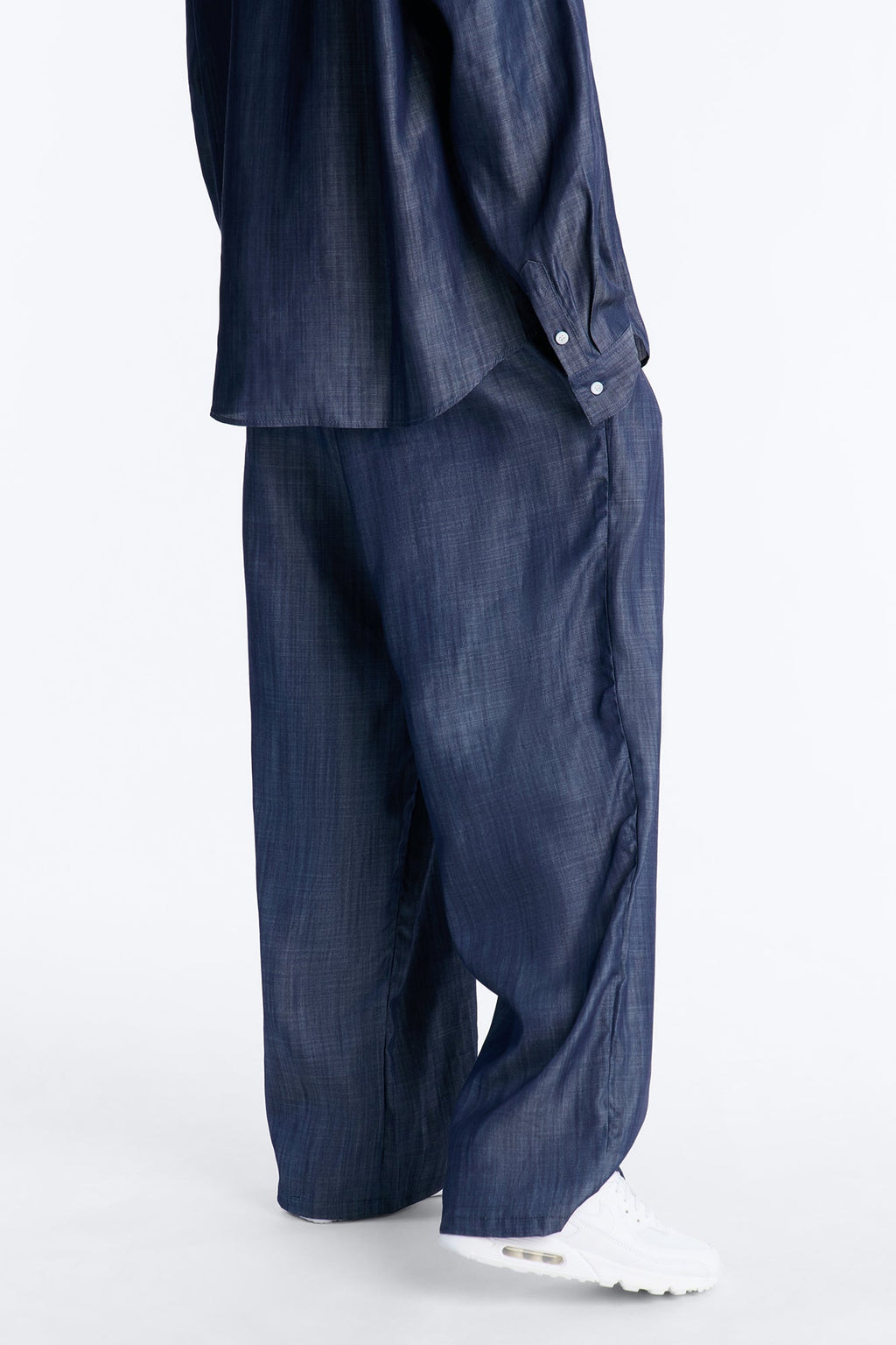 Wide Leg Mercer Gates Pant - Indigo