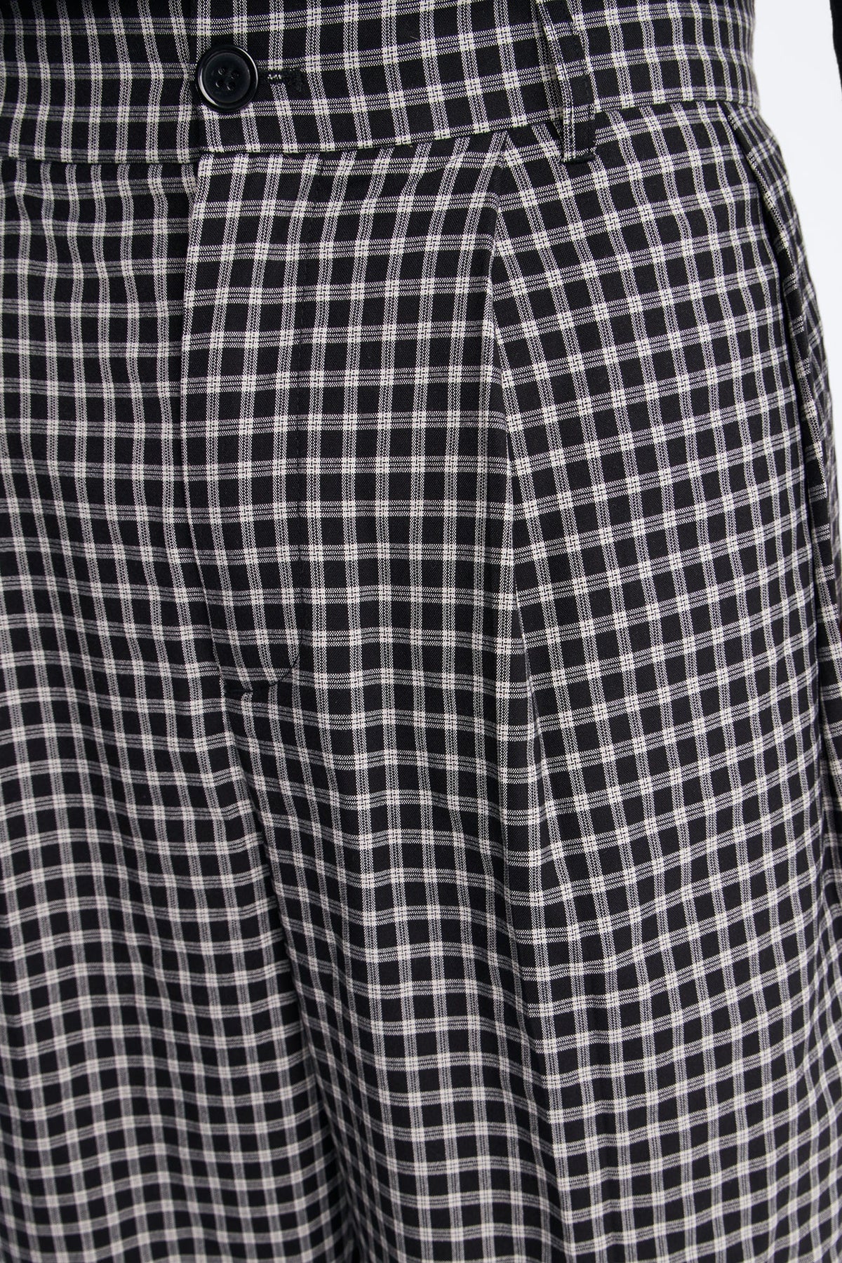 Wide Leg Pleated Downtown London Trouser - Black