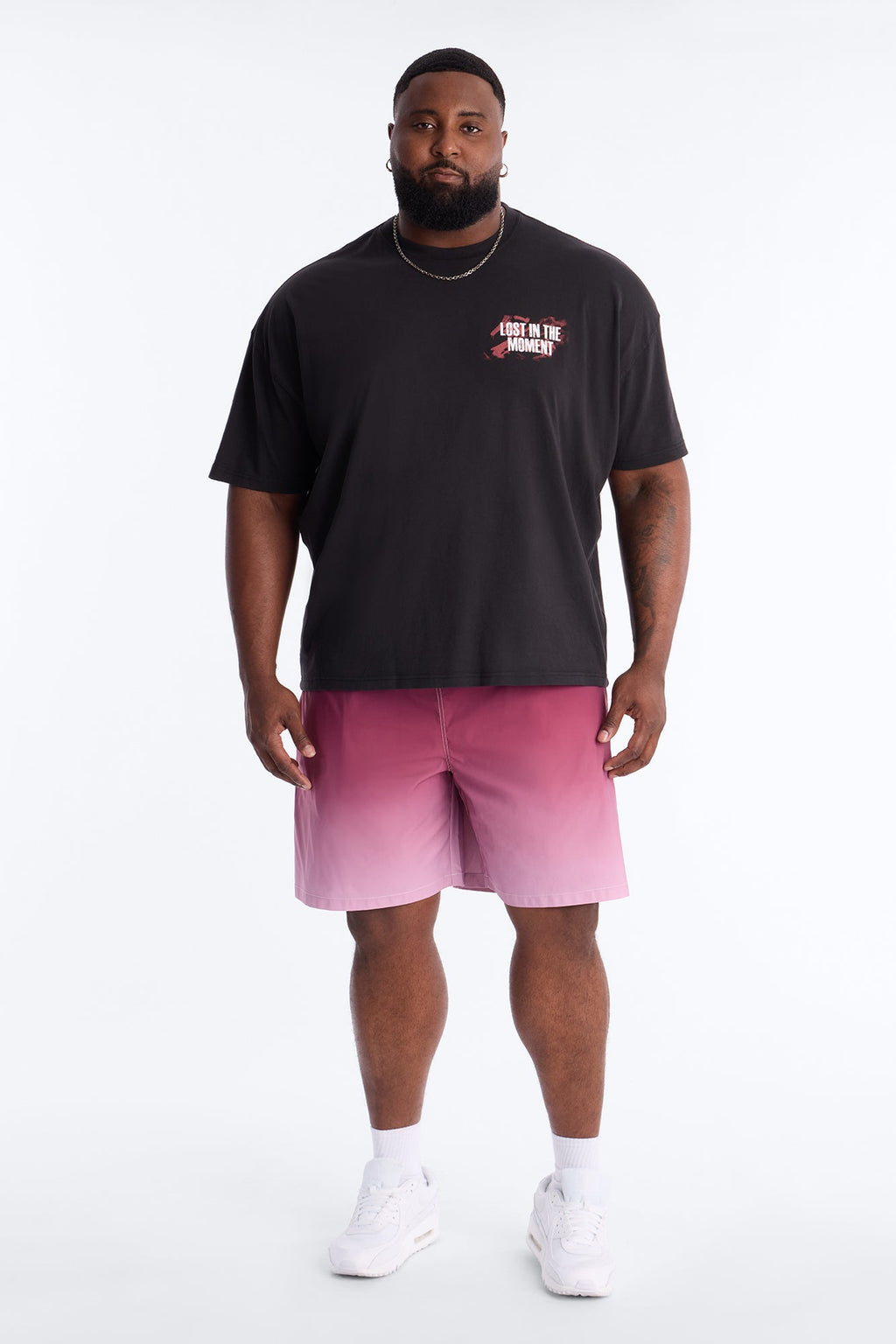 Lost In The Moment Oversized Short Sleeve Tee - Black Wash