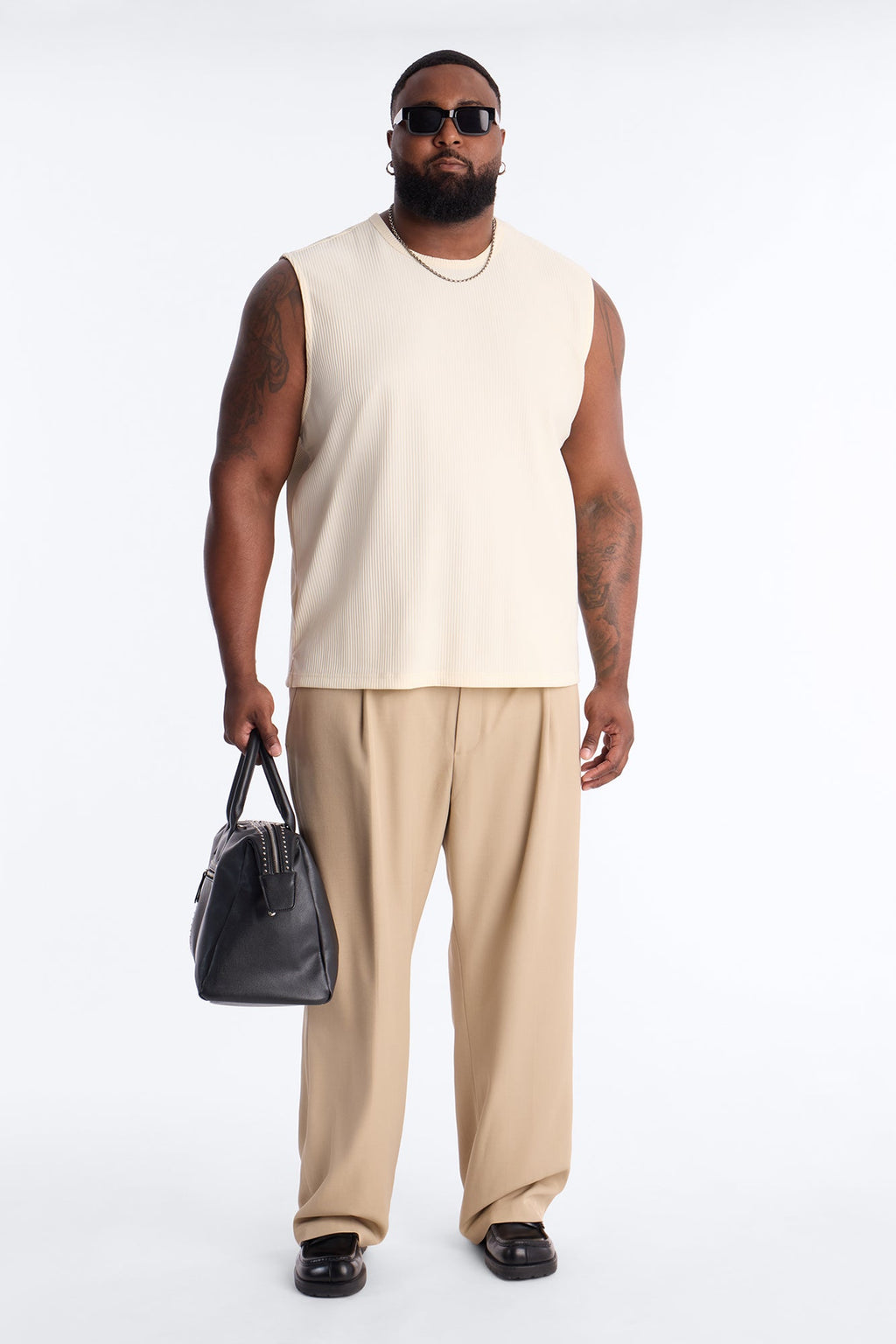 Show Up Muscle Tank - Off White