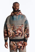 Snakes On The Plains Tapestry Oversized Hoodie - Multi Color