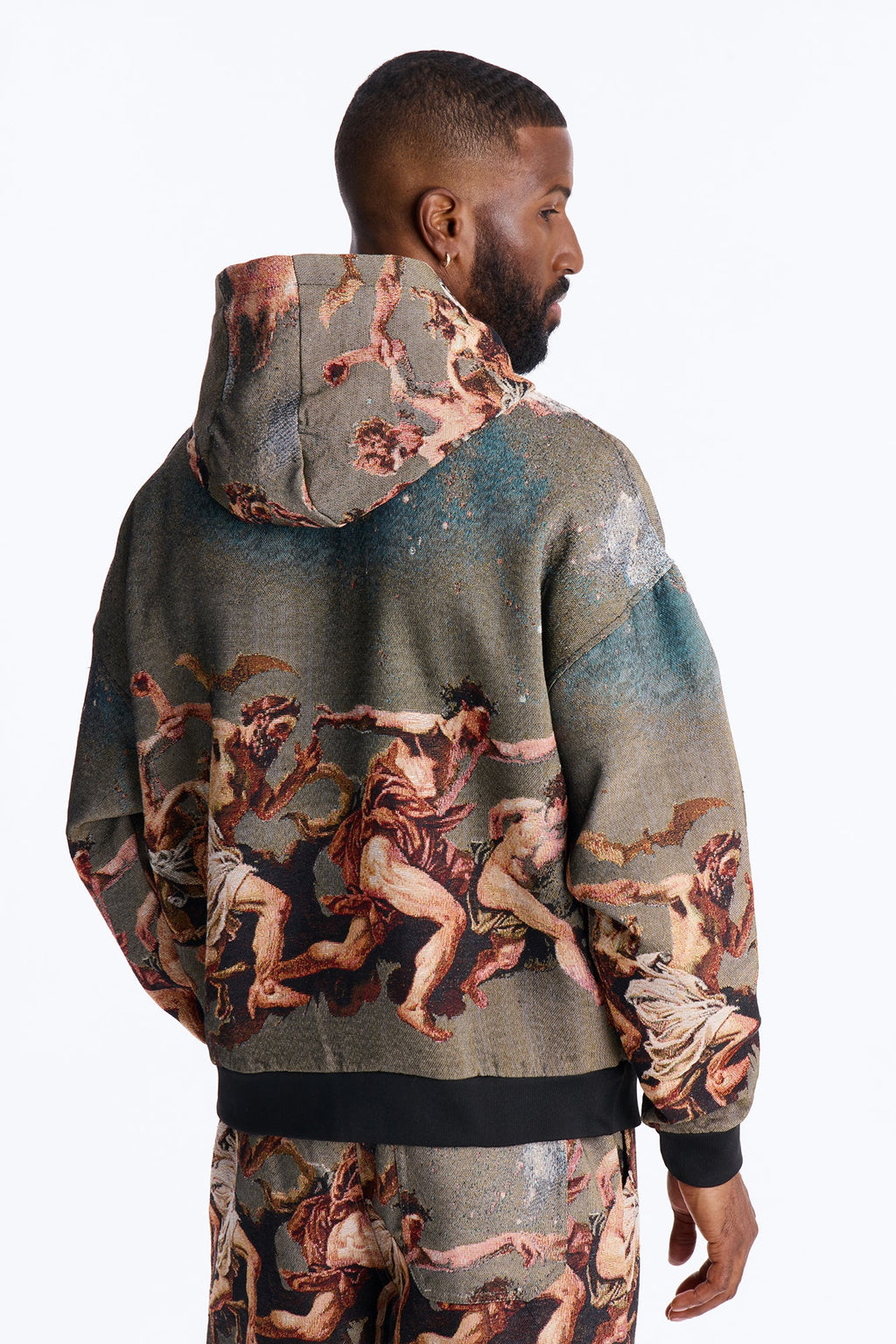 Snakes On The Plains Tapestry Oversized Hoodie - Multi Color