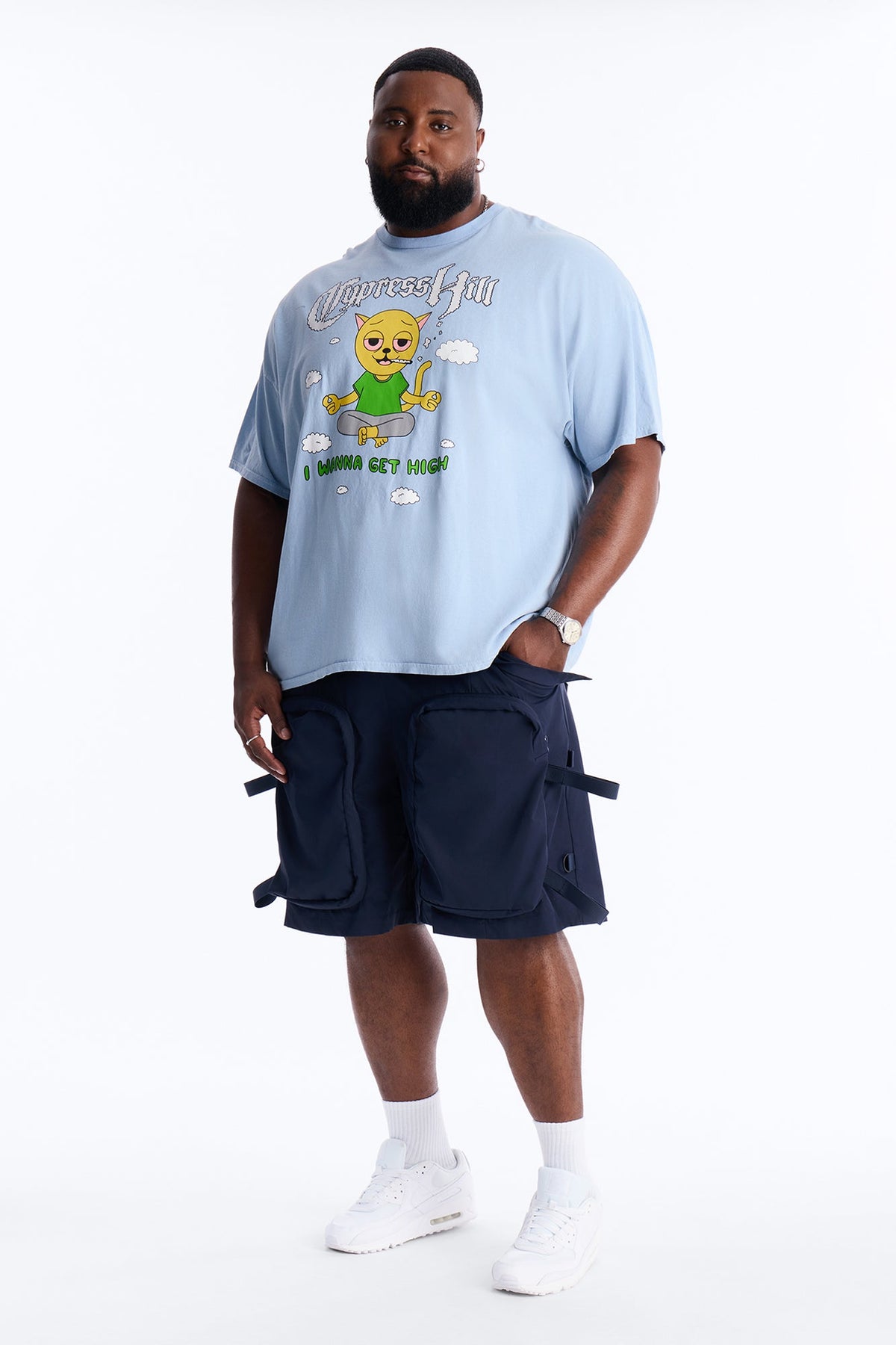 Relaxed Runyon Tech Short - Blue