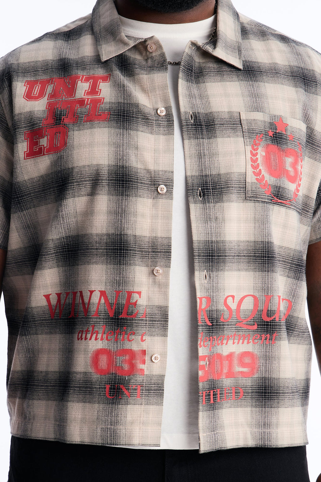 Winners Quad Button Up Shirt - Black