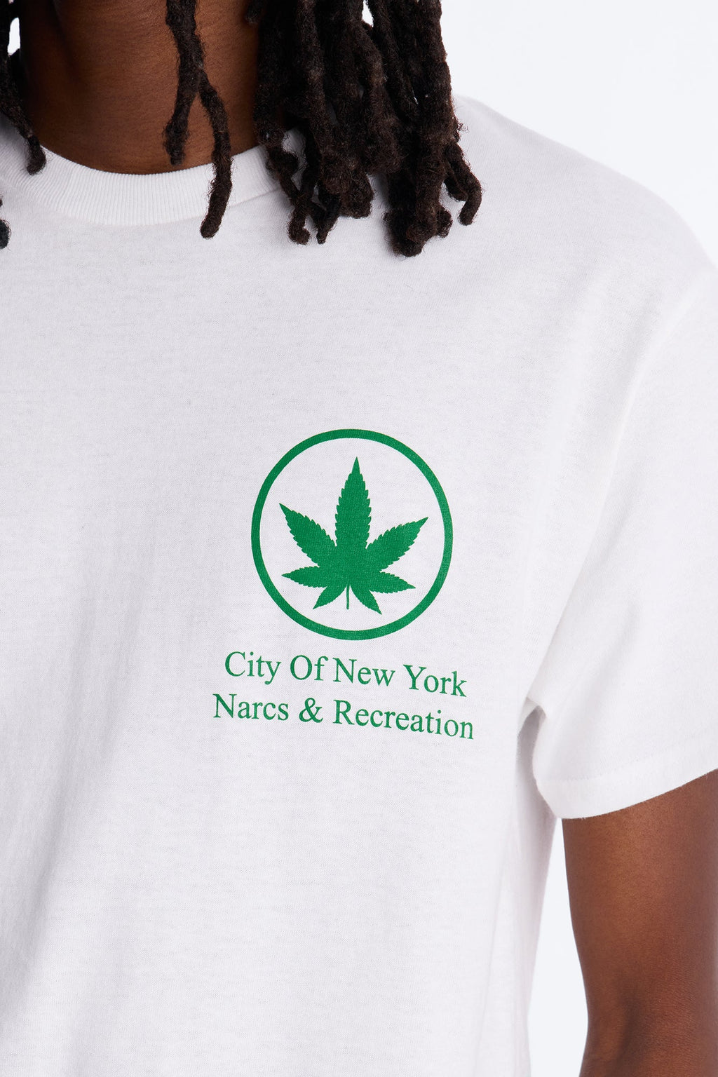 NYC Recreation Vibes Short Sleeve Tee - White