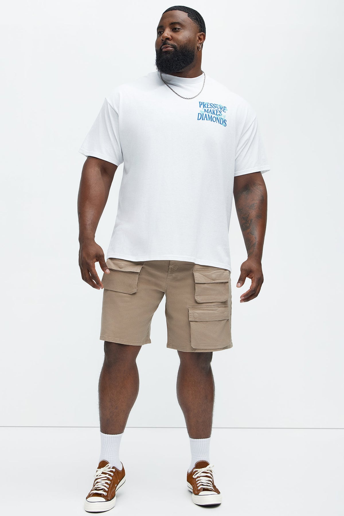Make Diamonds Short Sleeve Tee - White
