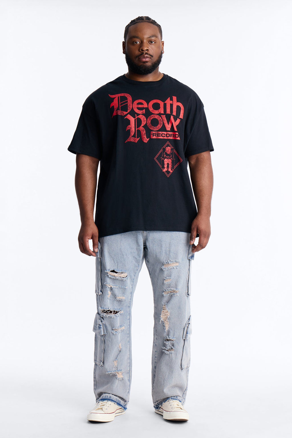 Death Row Records Label Short Sleeve Tee - Black