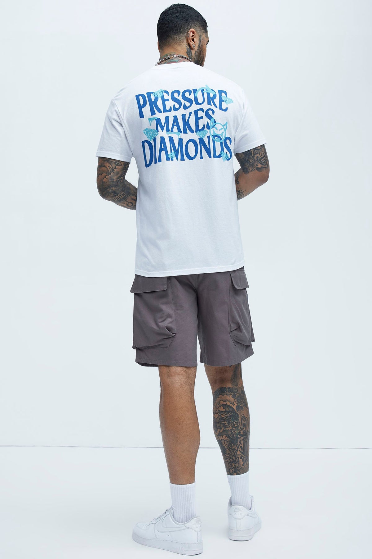 Make Diamonds Short Sleeve Tee - White