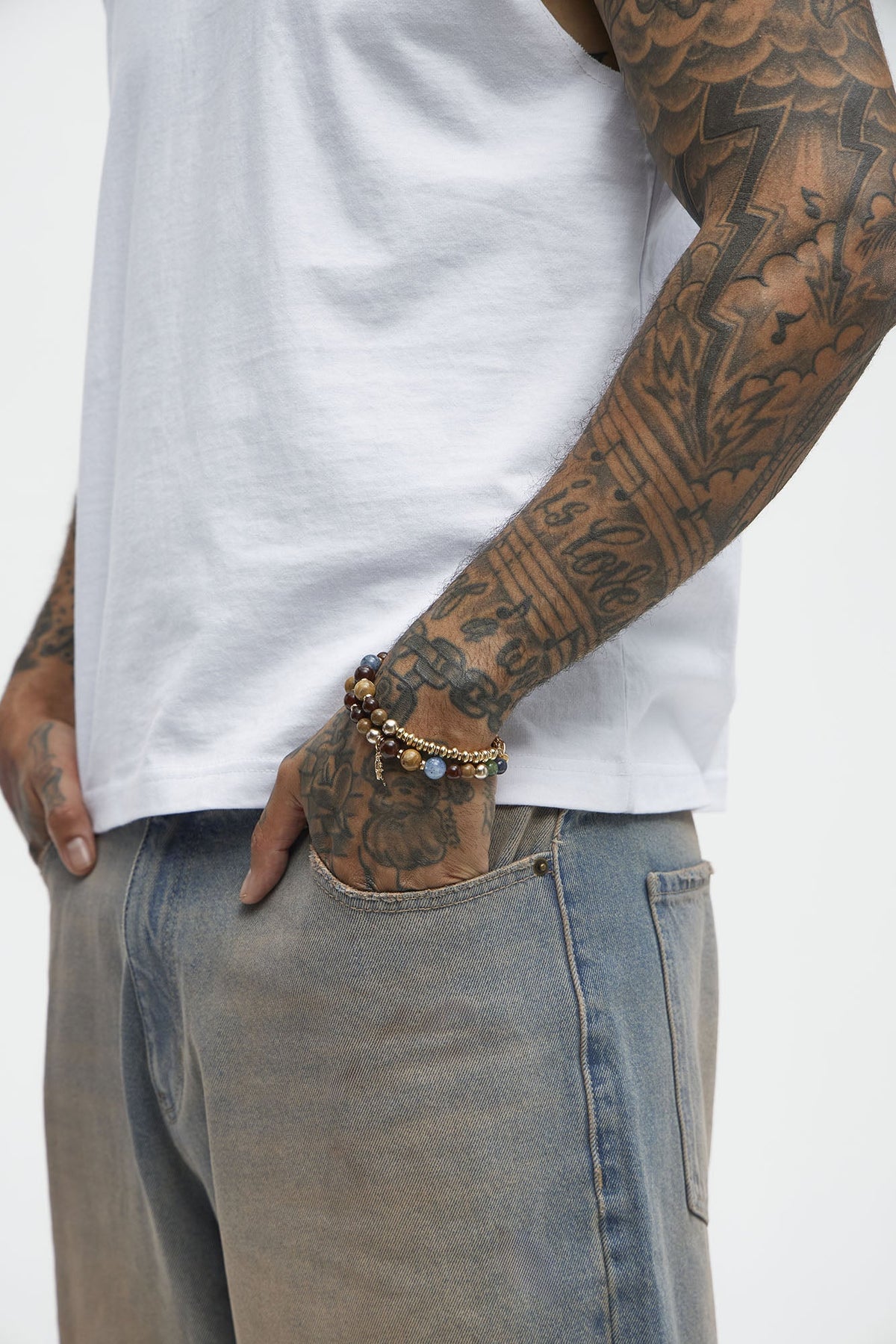 Downing Stacked Bracelet Set - Multi Color
