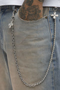 Galileo Cross Link Pant Chain - Silver