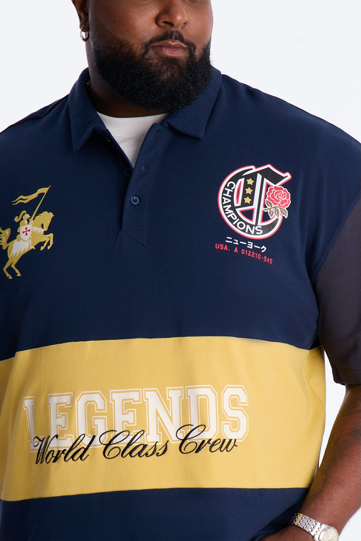 Legends World Class Polo Shirt - Navy