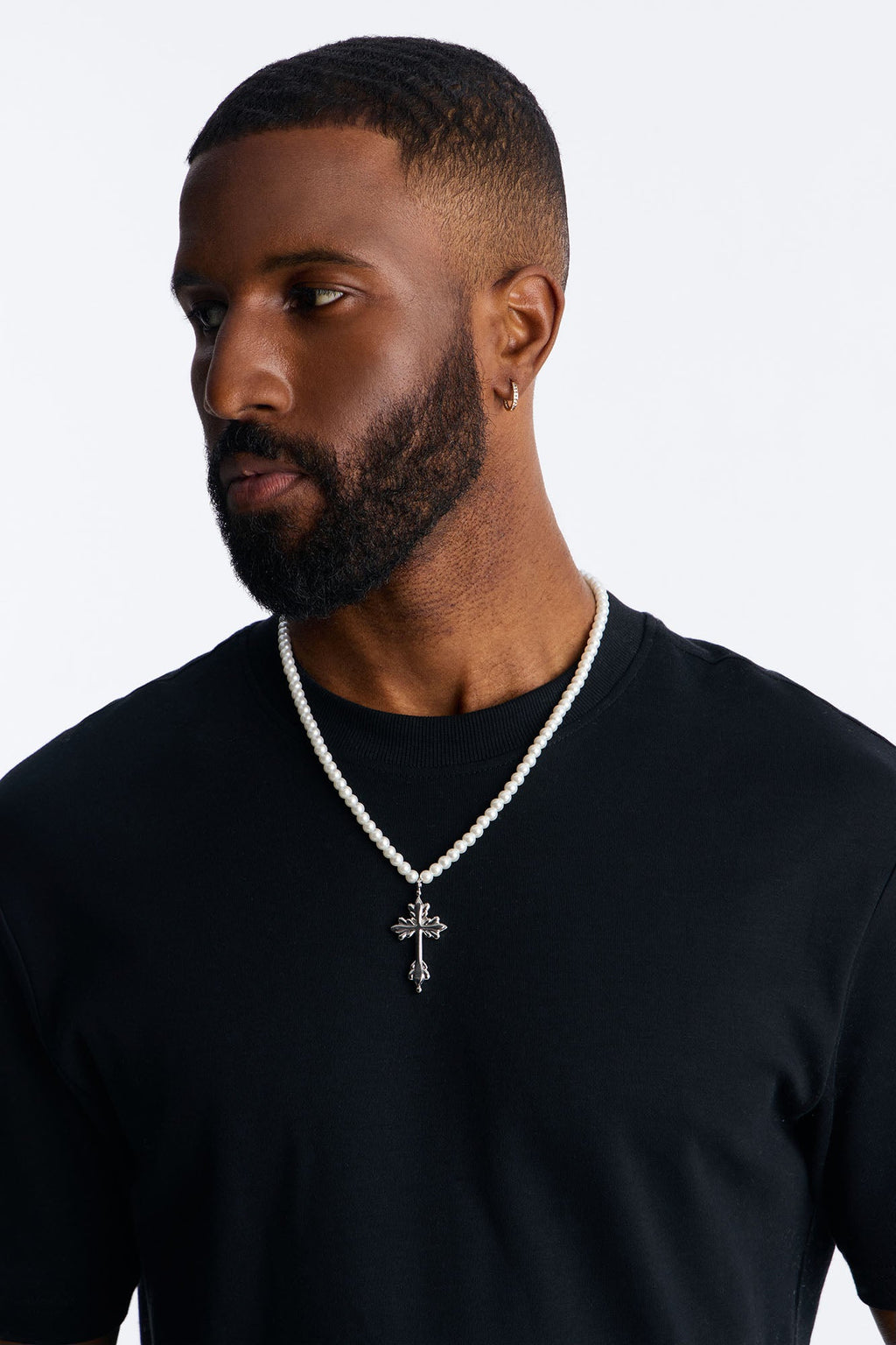 Pearl Reverence Necklace - Silver