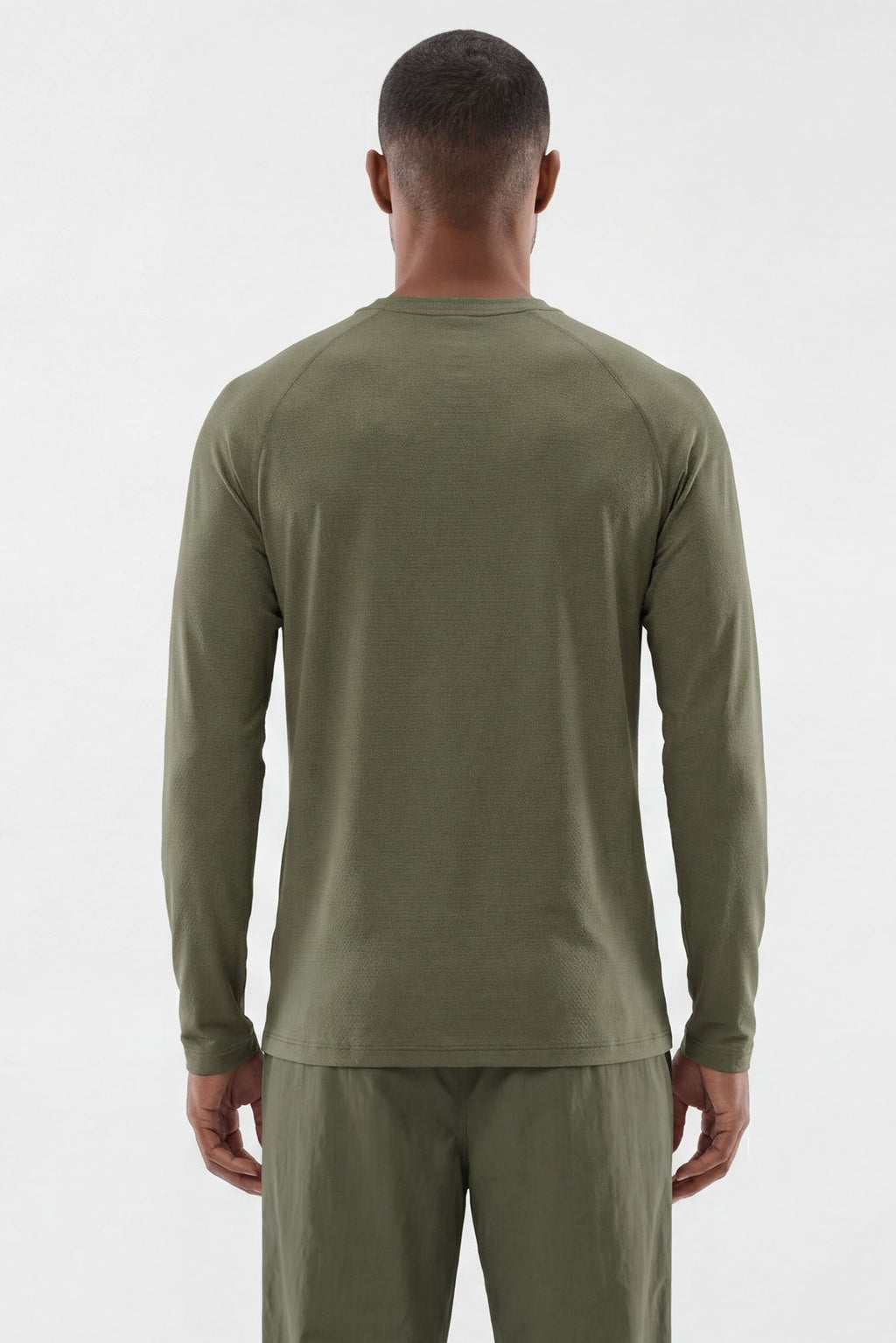 HexTech™ Long Sleeve Active Top - Moss