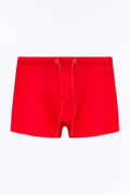 Boxy Fit Stretch Swim Brief - Red