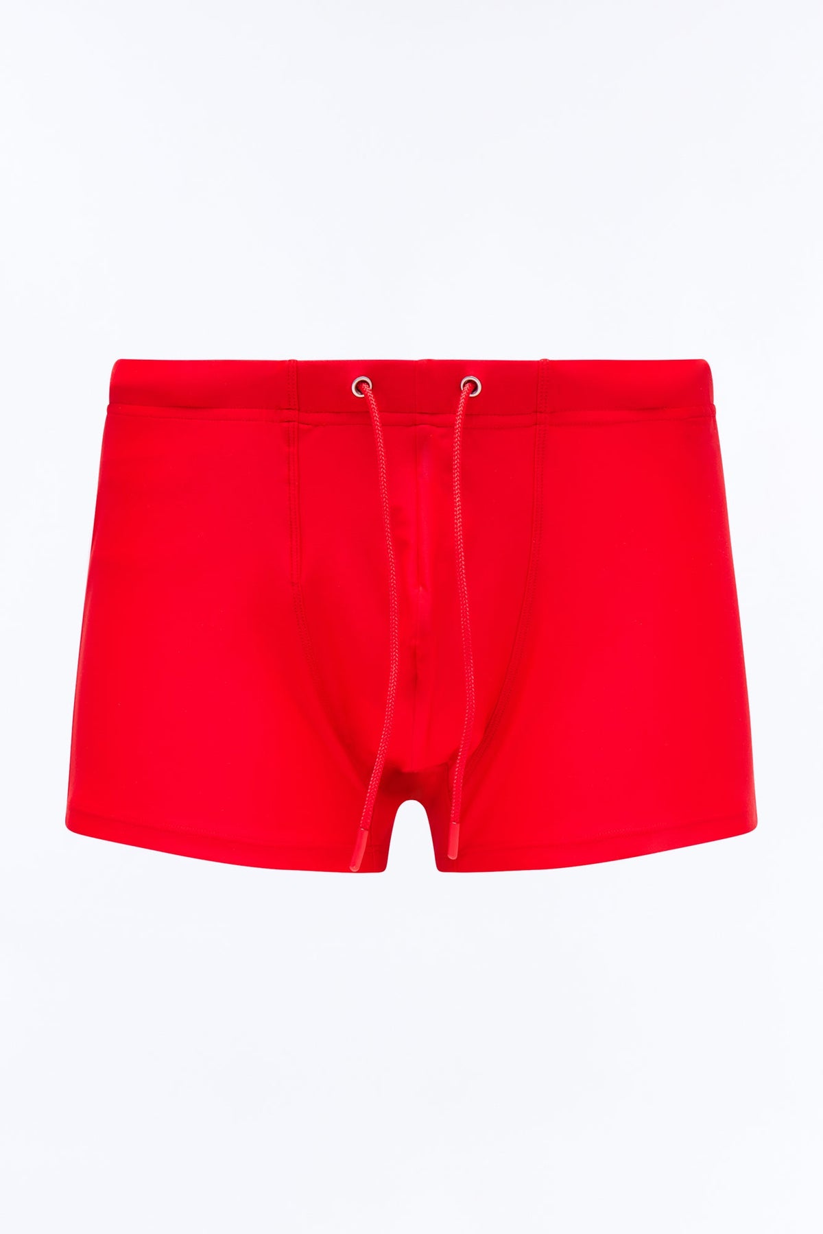 Boxy Fit Stretch Swim Brief - Red