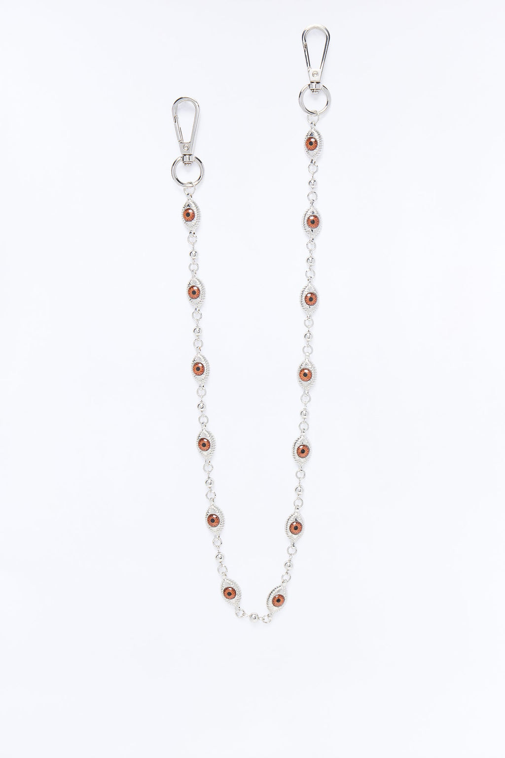 All-Seeing Eyeball Pant Chain - Silver