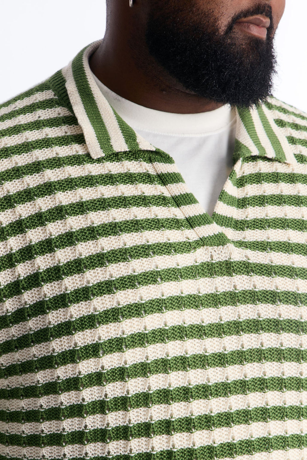 Relaxed Regatta Stripe Polo - Green