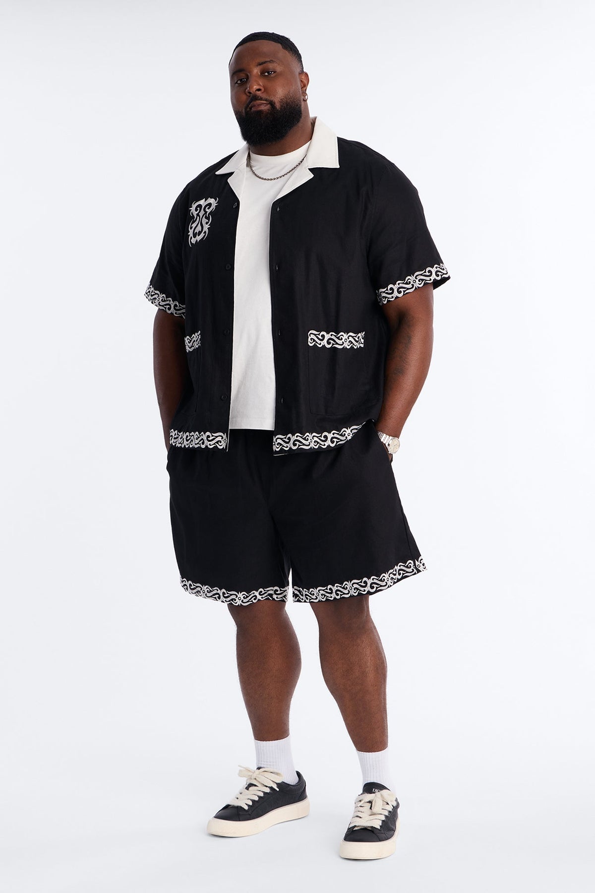 Relaxed Coastal Isla Short - Black