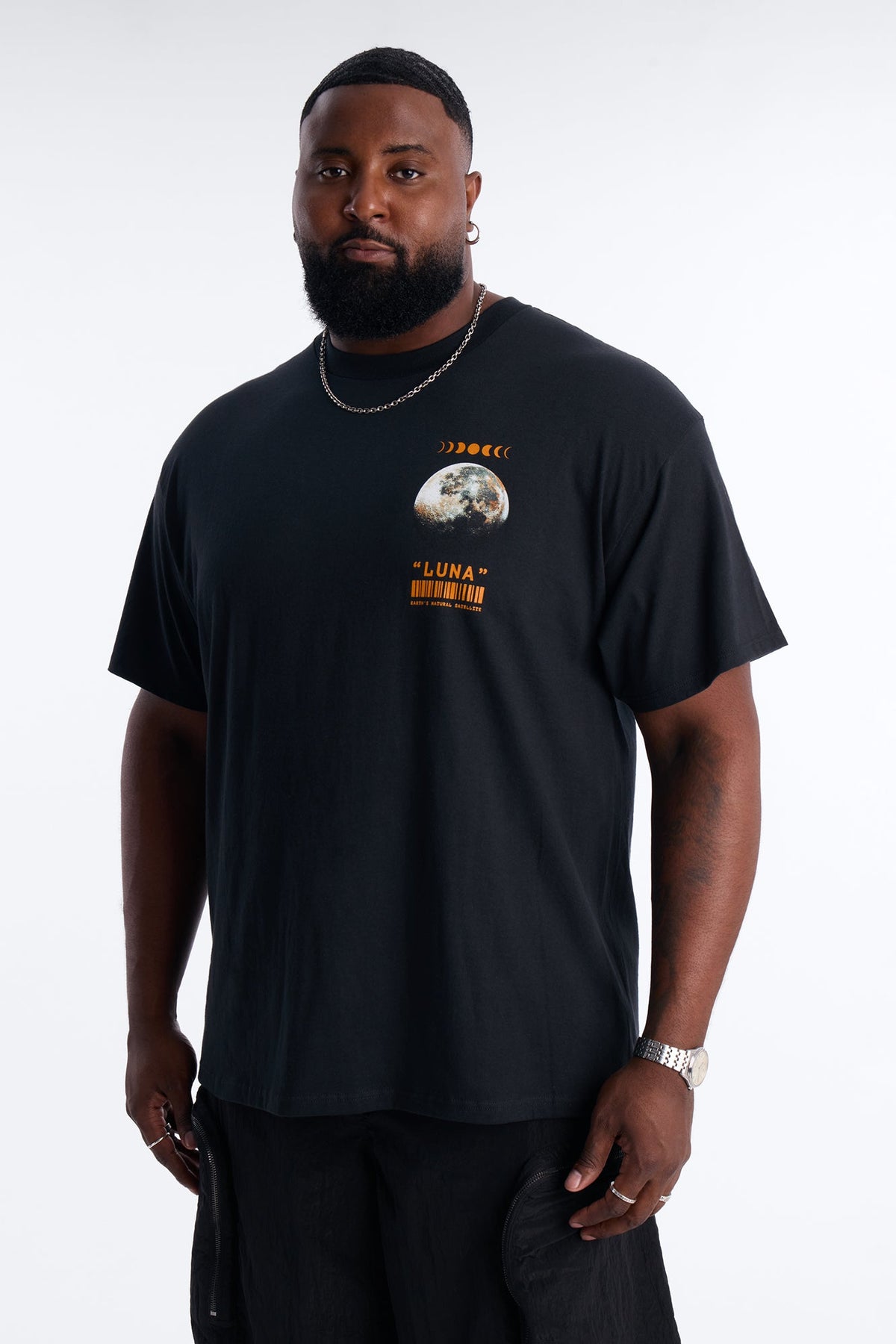 Luna Short Sleeve Tee - Black