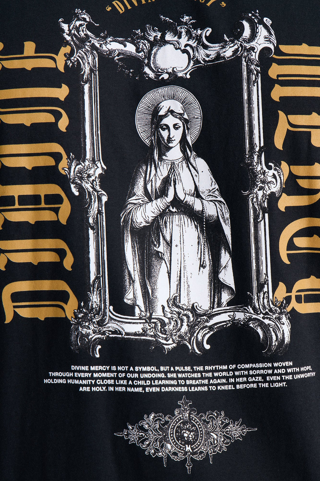 Divine Mercy Muscle Tee - Black