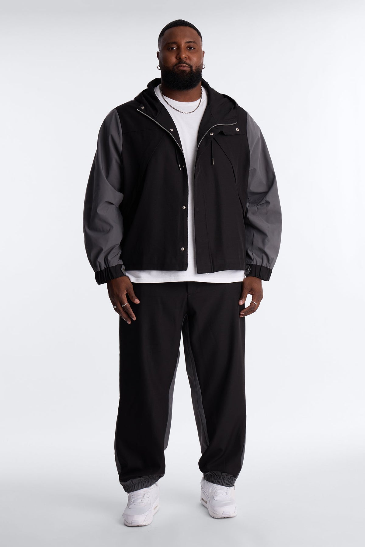 Straight Montalvo Mixed Worlds Trouser - Black
