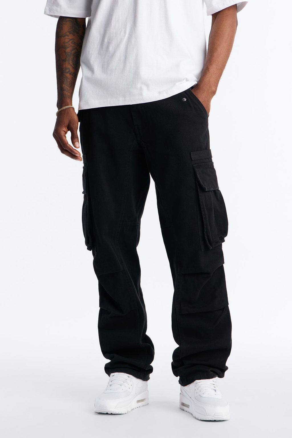 Straight Carter Point Utility Pant - Black