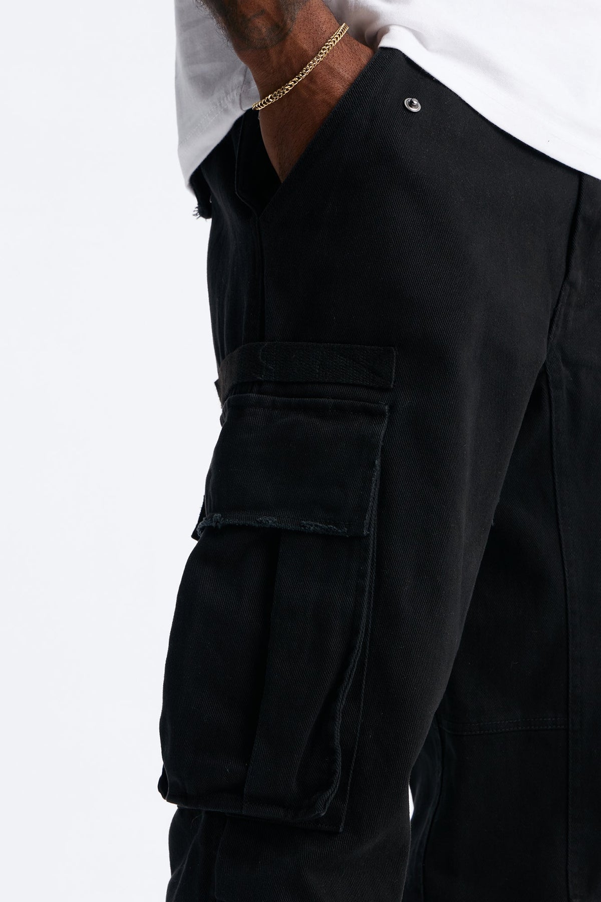 Straight Carter Point Utility Pant - Black