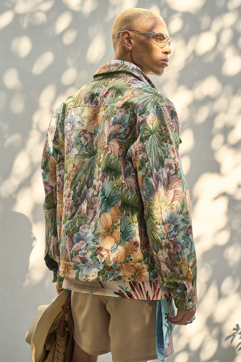 All You Need Is Tapestry Trucker Jacket - Green/combo