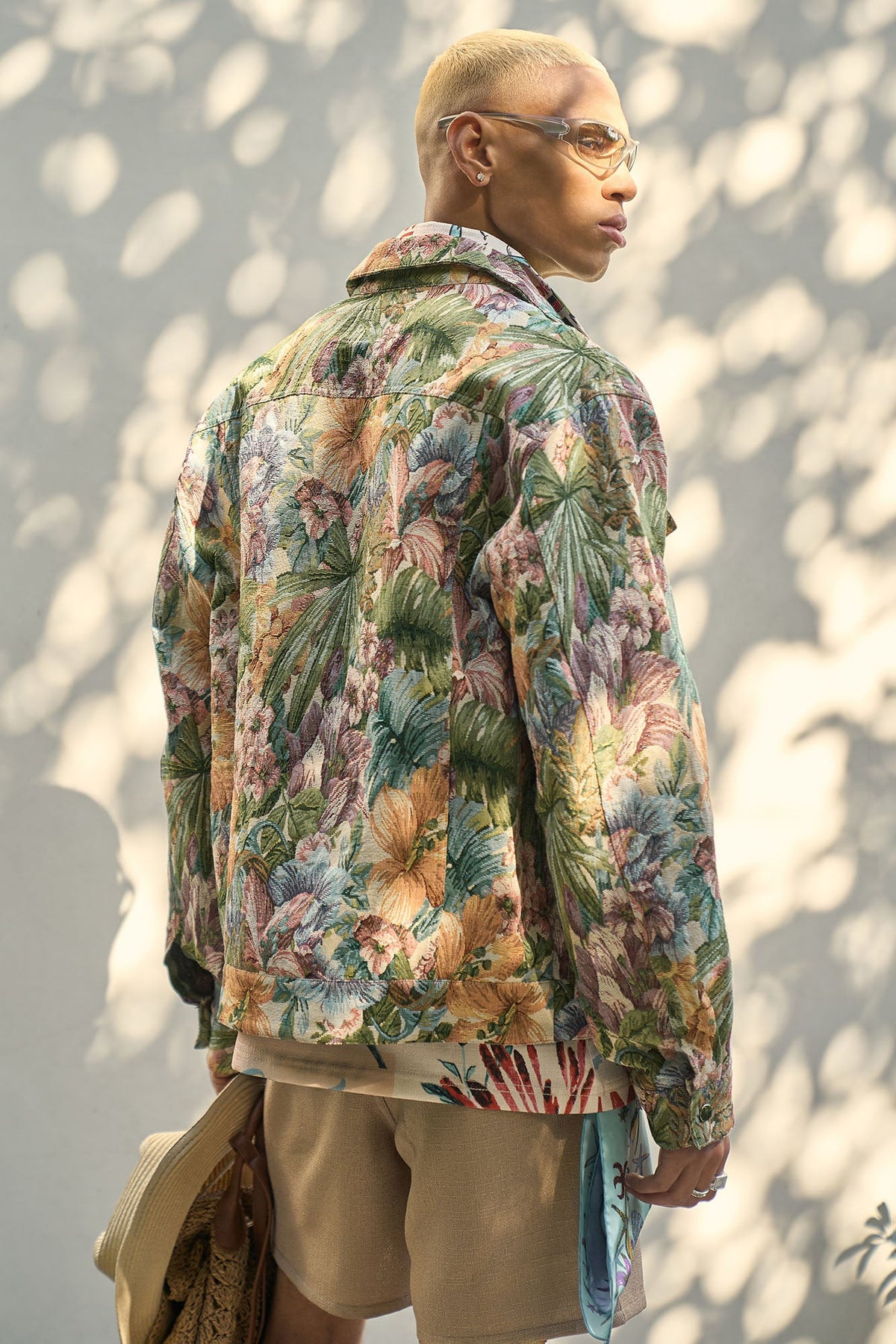 All You Need Is Tapestry Trucker Jacket - Green/combo