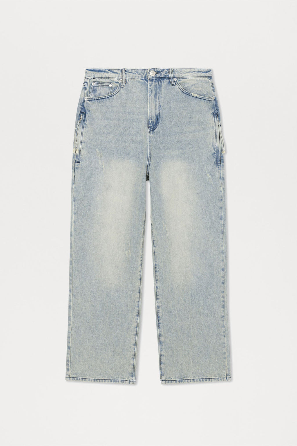 Run It By Baggy Jeans - Light Blue Wash