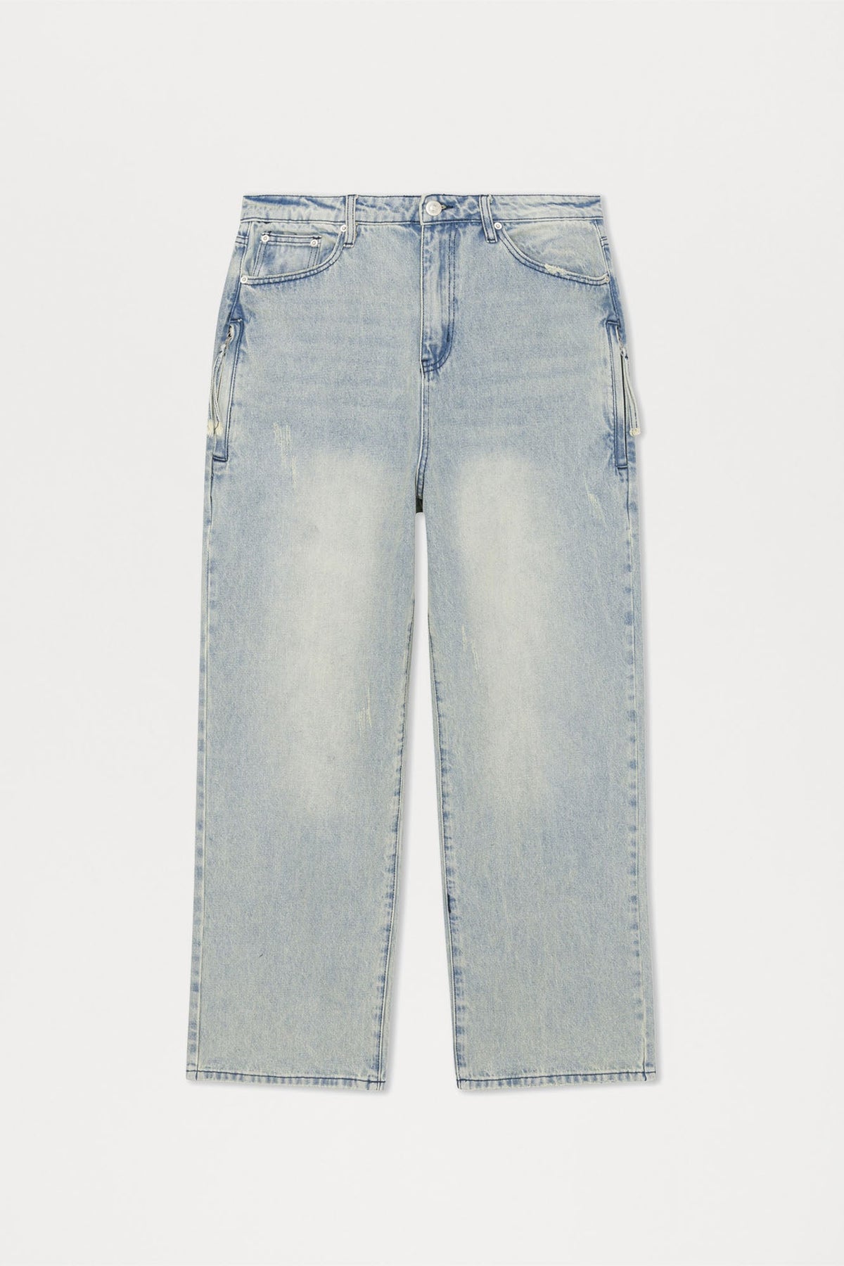Run It By Baggy Jeans - Light Blue Wash