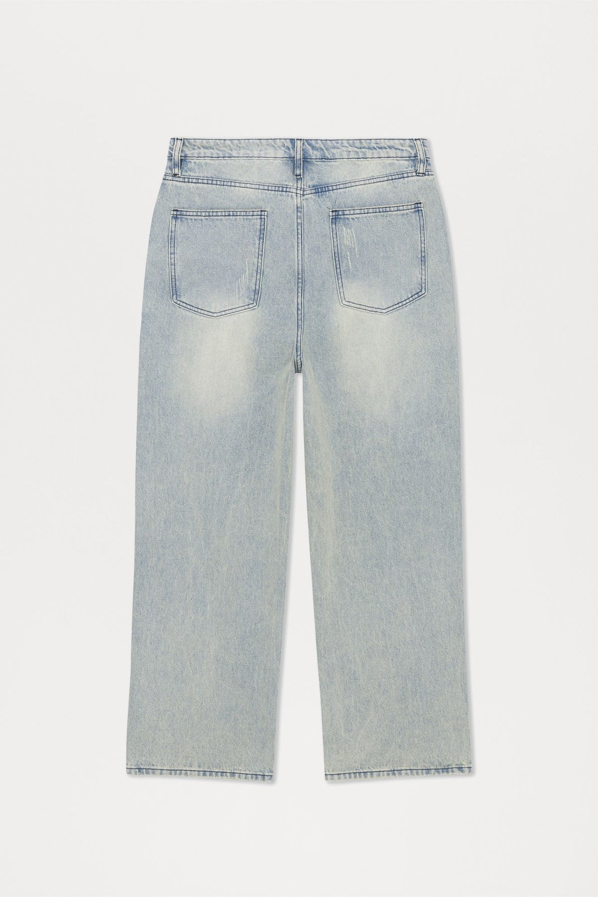 Run It By Baggy Jeans - Light Blue Wash
