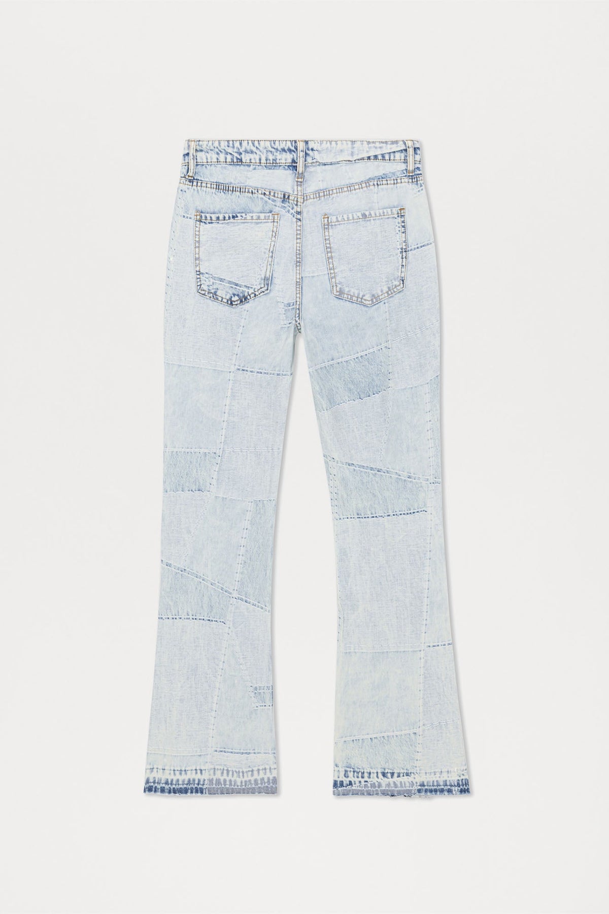 Verdugo Stacked Slim Flare Jeans - Light Blue Wash