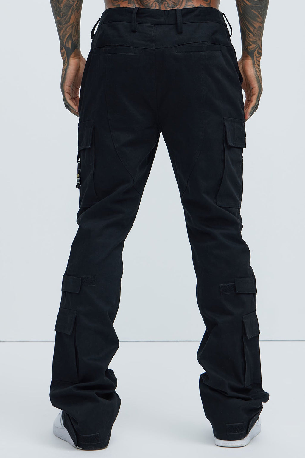 Nikko Slim Flare Pants - Black