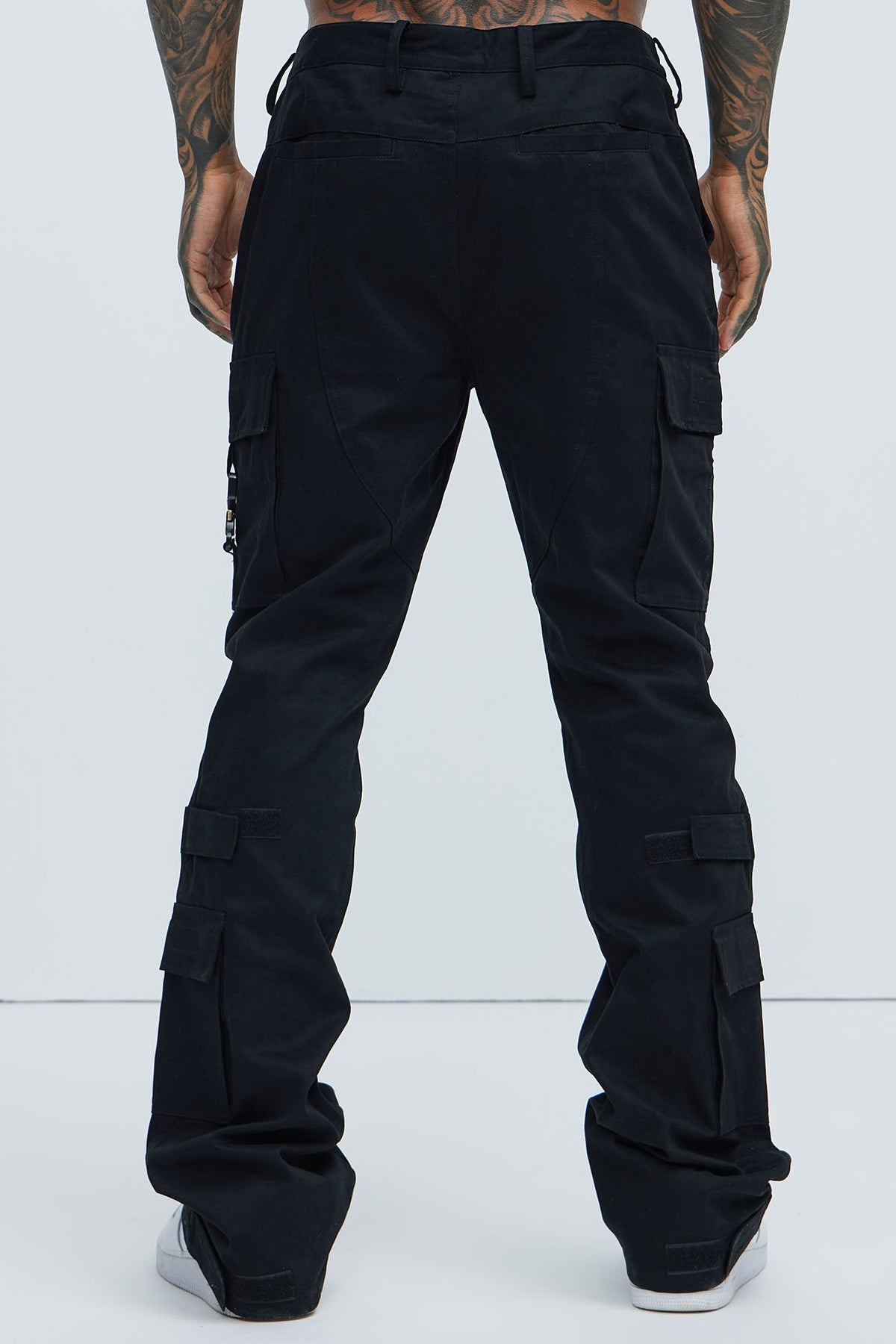 Nikko Slim Flare Pants - Black