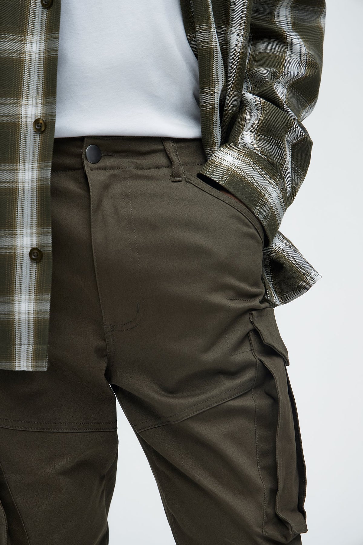 Summer Games Slim Cargo Pants - Olive