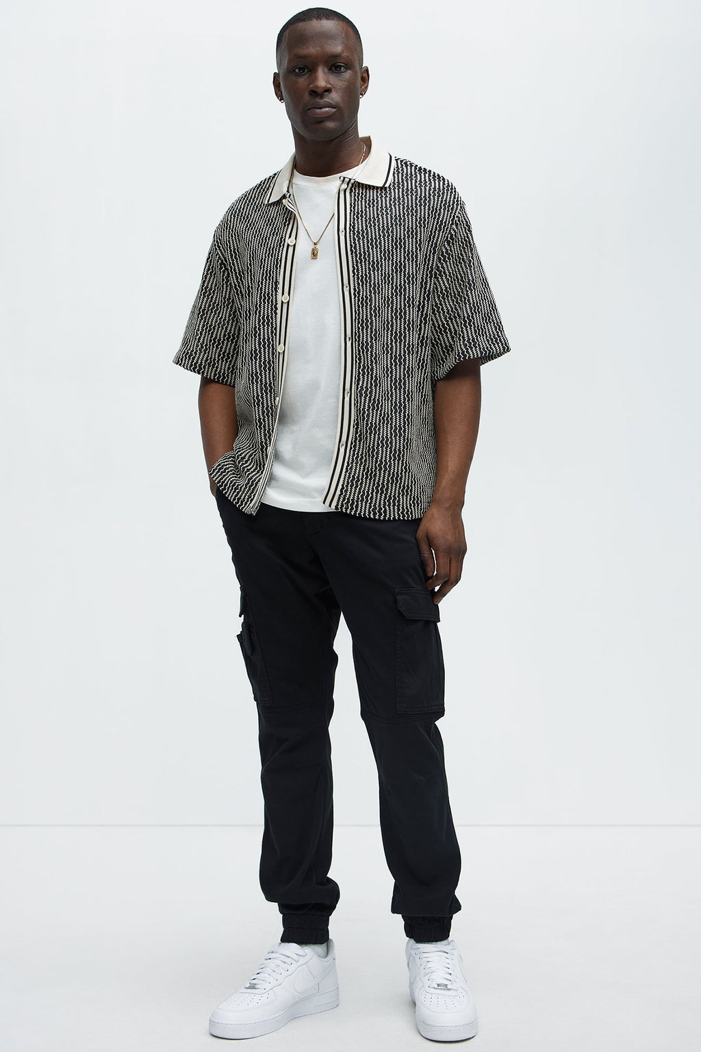 Slim Kryptonite Cargo Jogger - Black