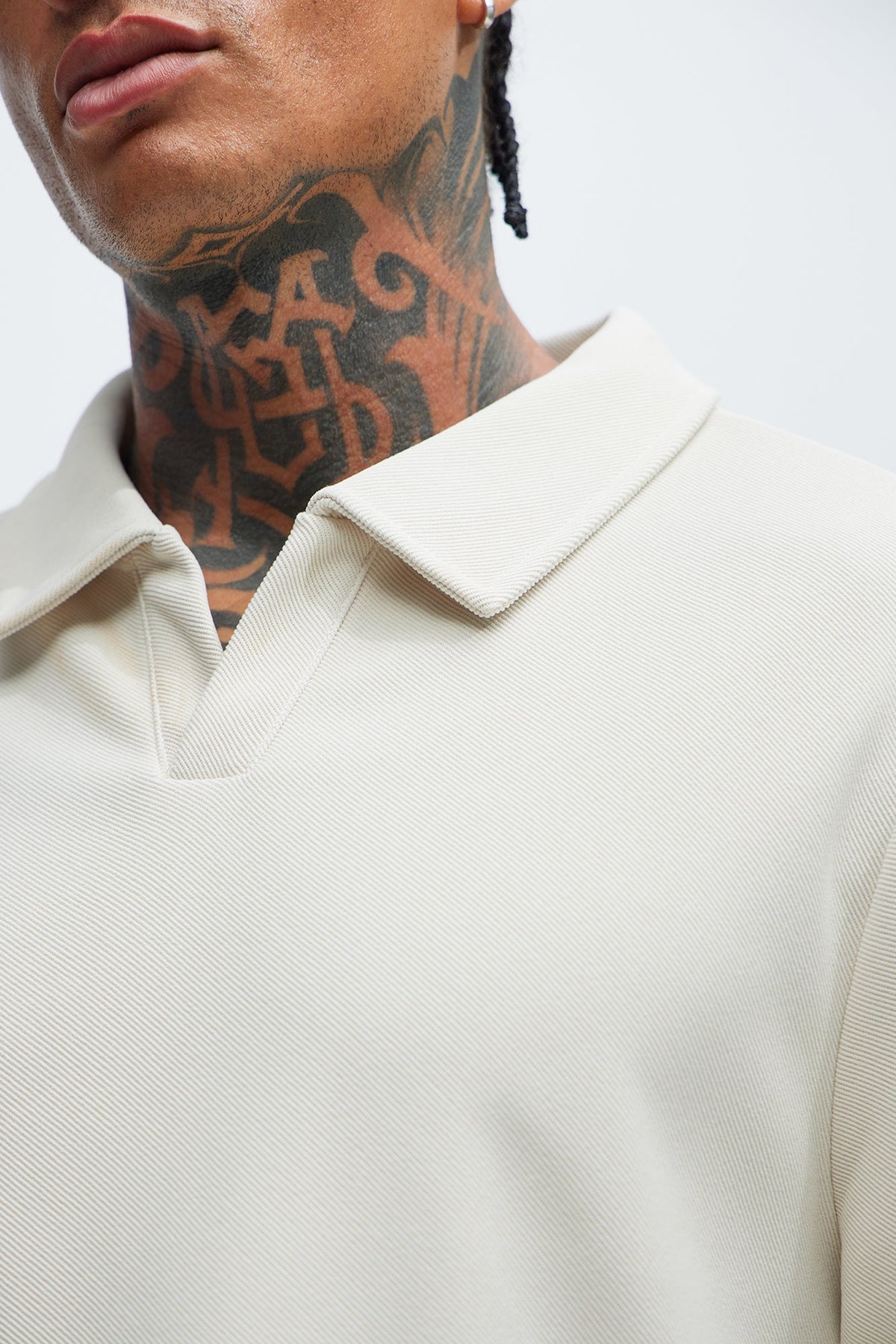 Turner Short Sleeve Polo - Cream