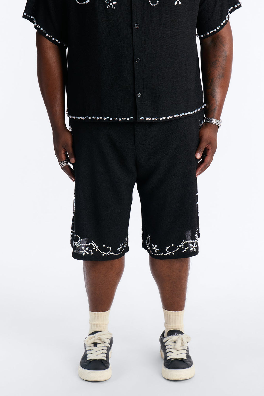 Baggy Wanderlust Pearl Journey Short - Black