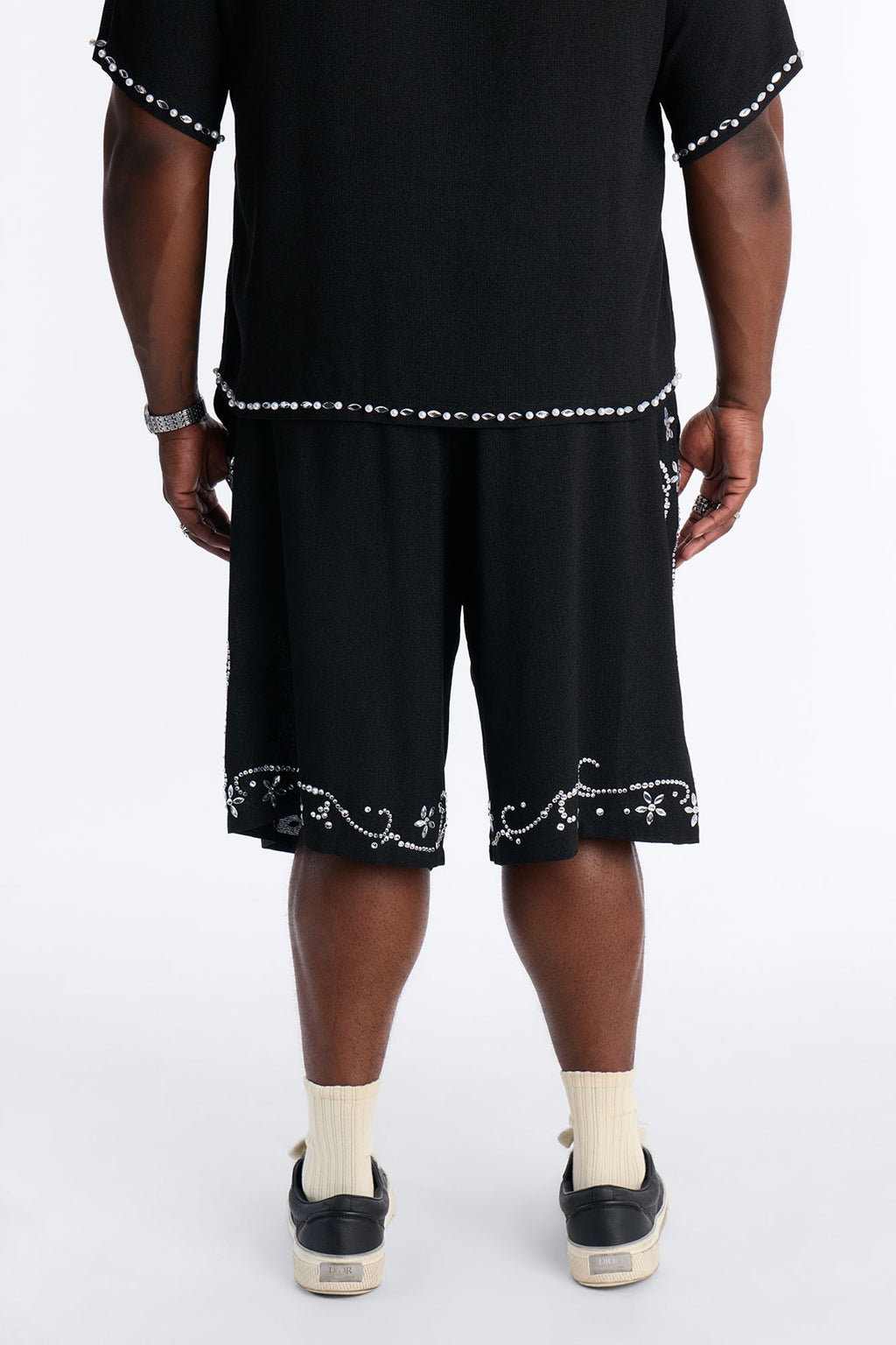 Baggy Wanderlust Pearl Journey Short - Black