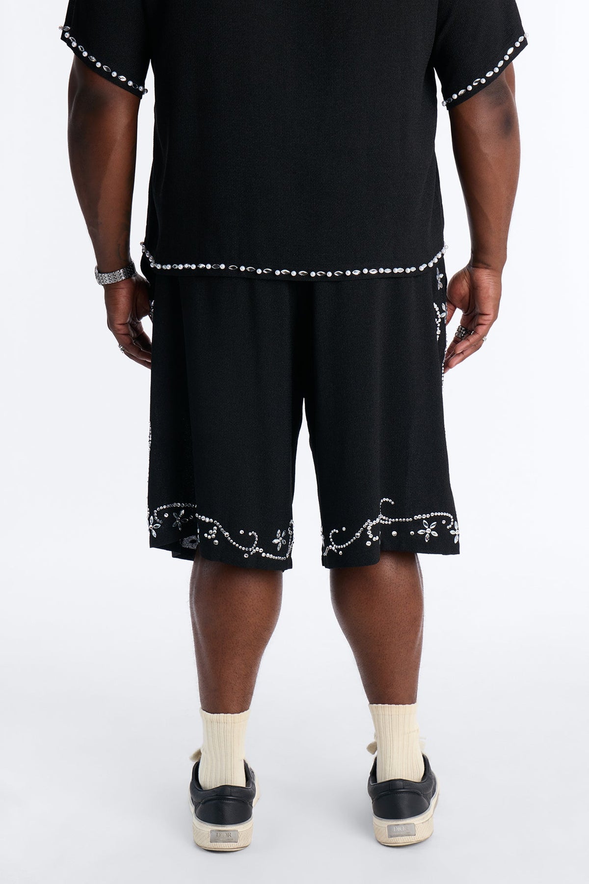 Baggy Wanderlust Pearl Journey Short - Black
