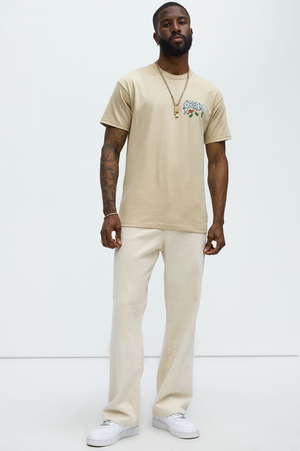 Deadly Dreams Short Sleeve Tee - Natural