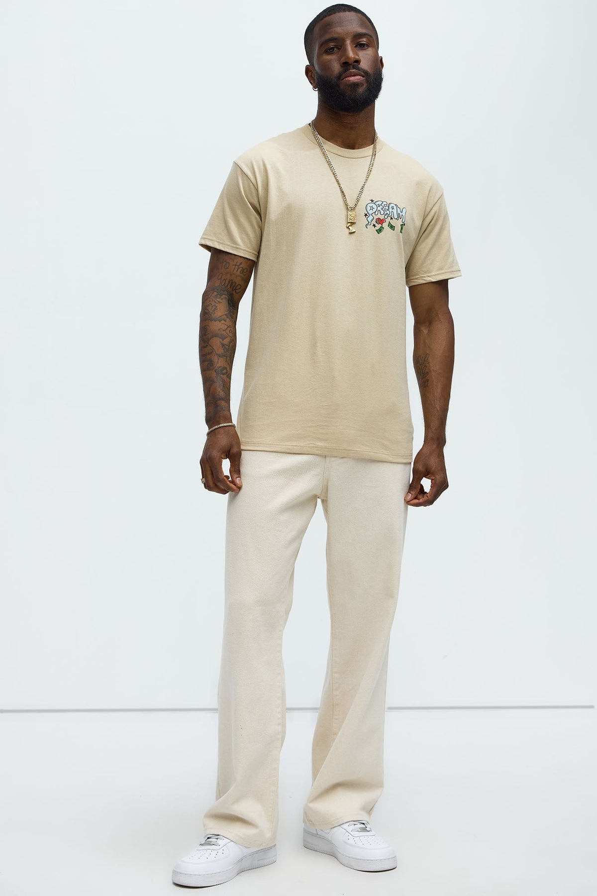 Deadly Dreams Short Sleeve Tee - Natural