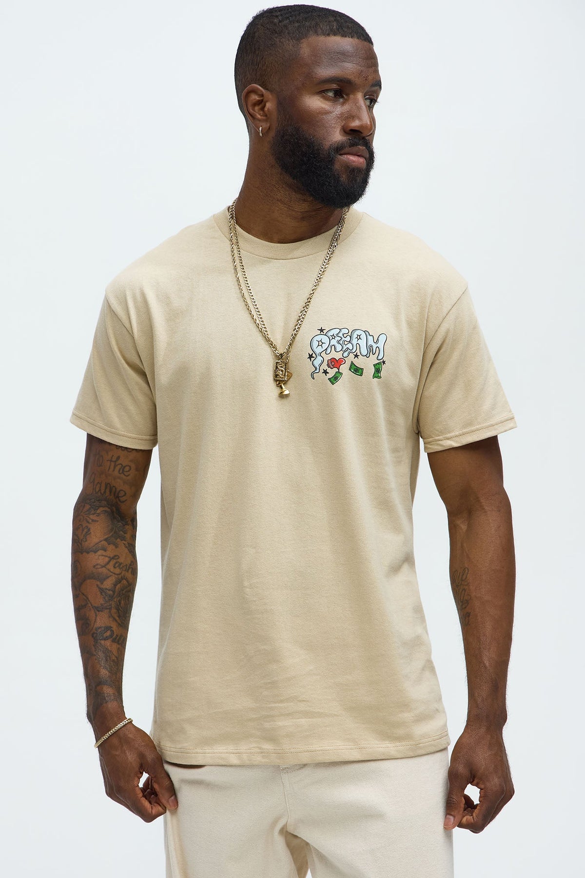 Deadly Dreams Short Sleeve Tee - Natural