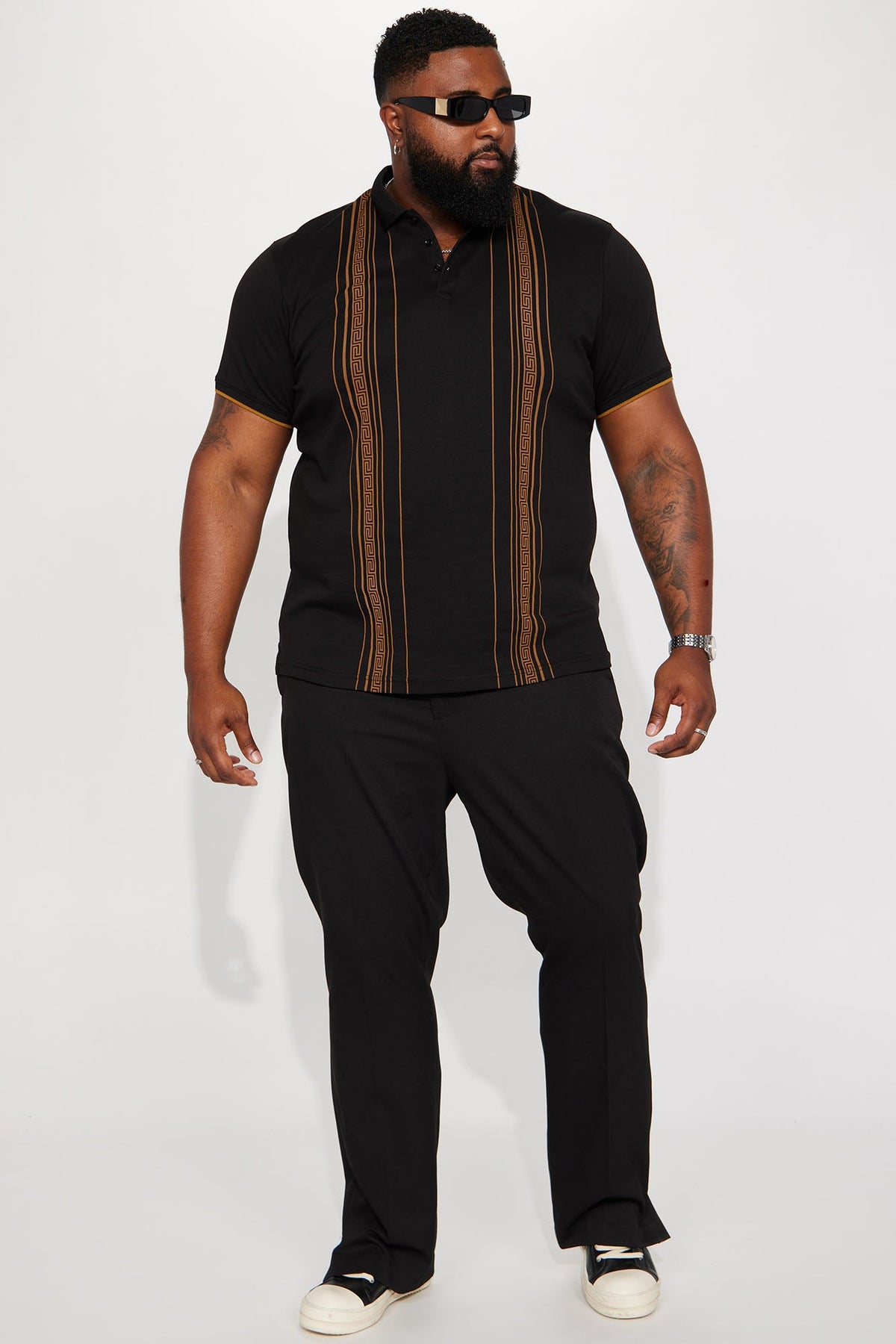 Pharaoh Bustdown Polo - Black