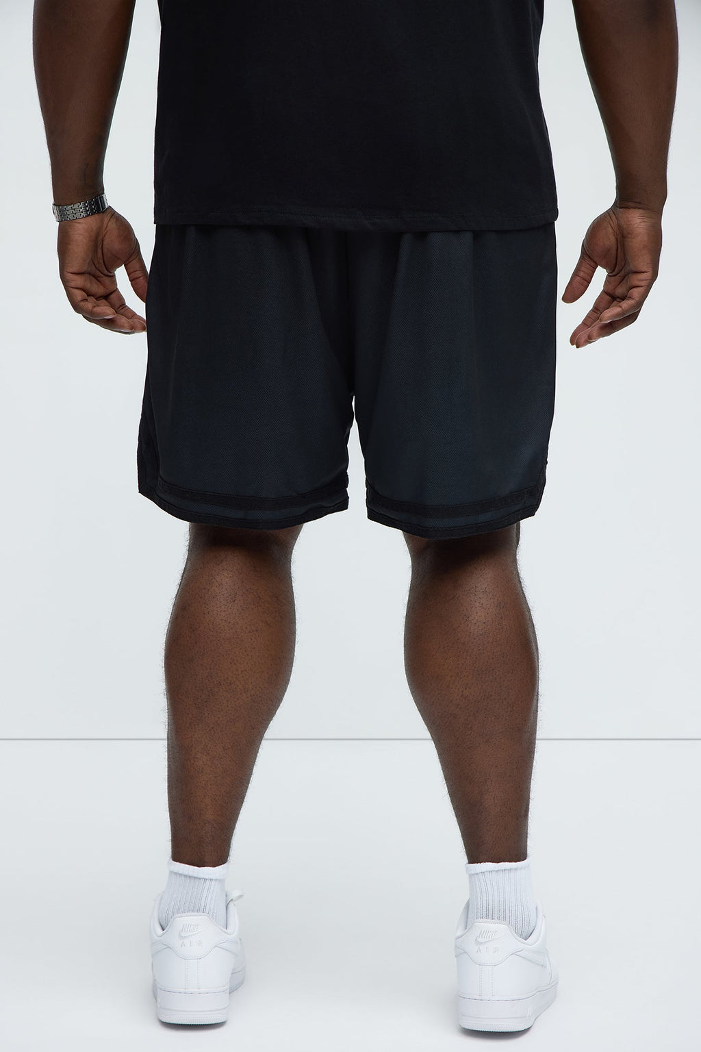 Von Dutch Eyeball Relaxed Drawstring Shorts - Black