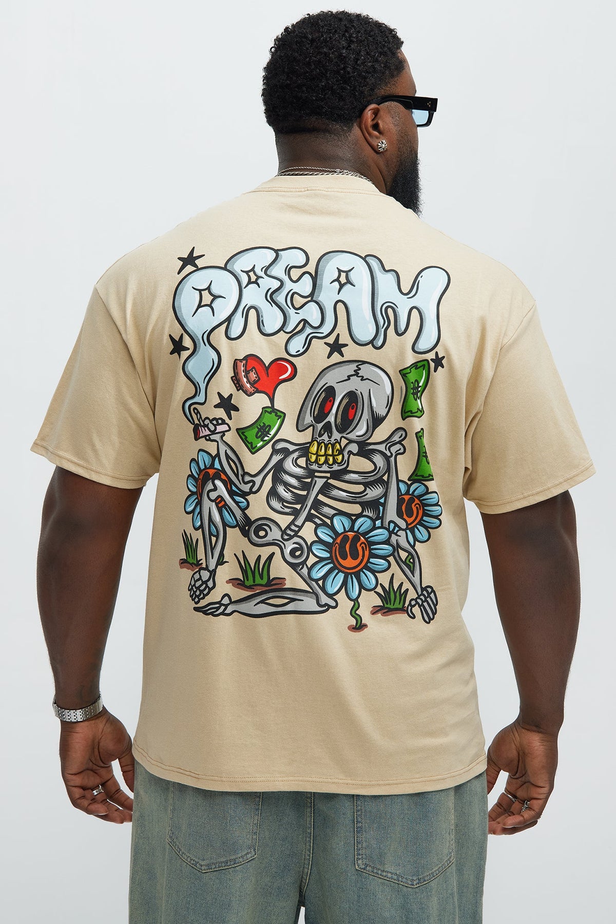 Deadly Dreams Short Sleeve Tee - Natural