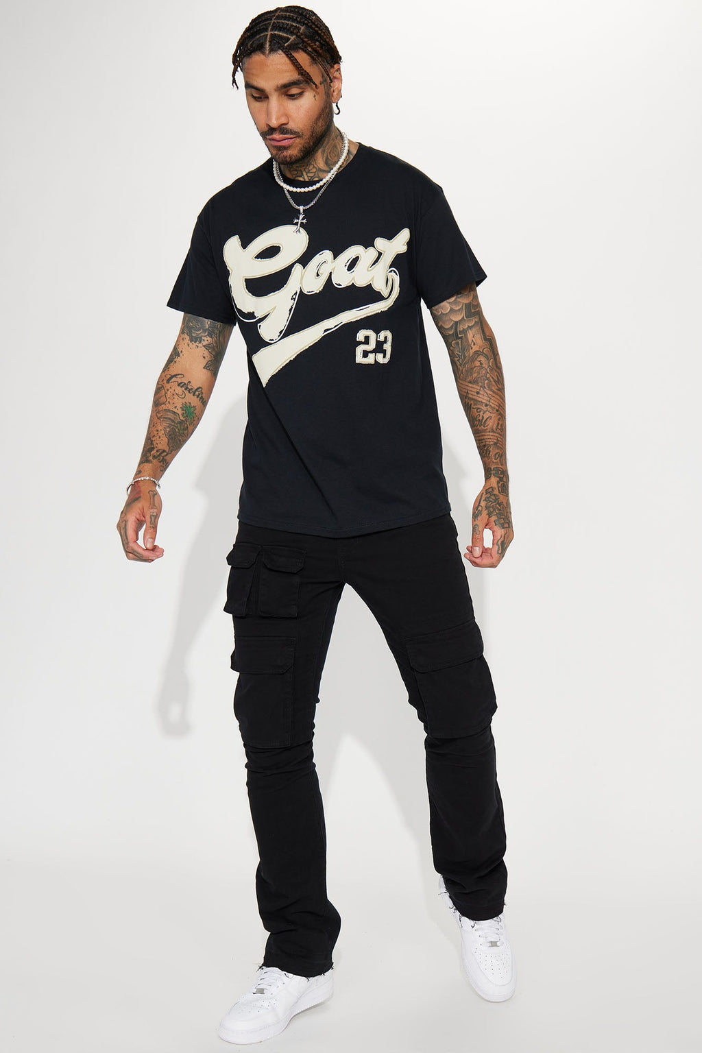 Baseball Goat Short Sleeve Tee - Black