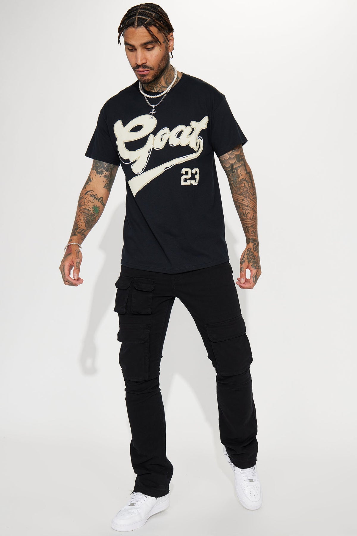 Baseball Goat Short Sleeve Tee - Black